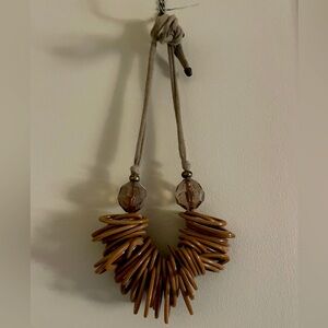 Anthro large bangle statement necklace